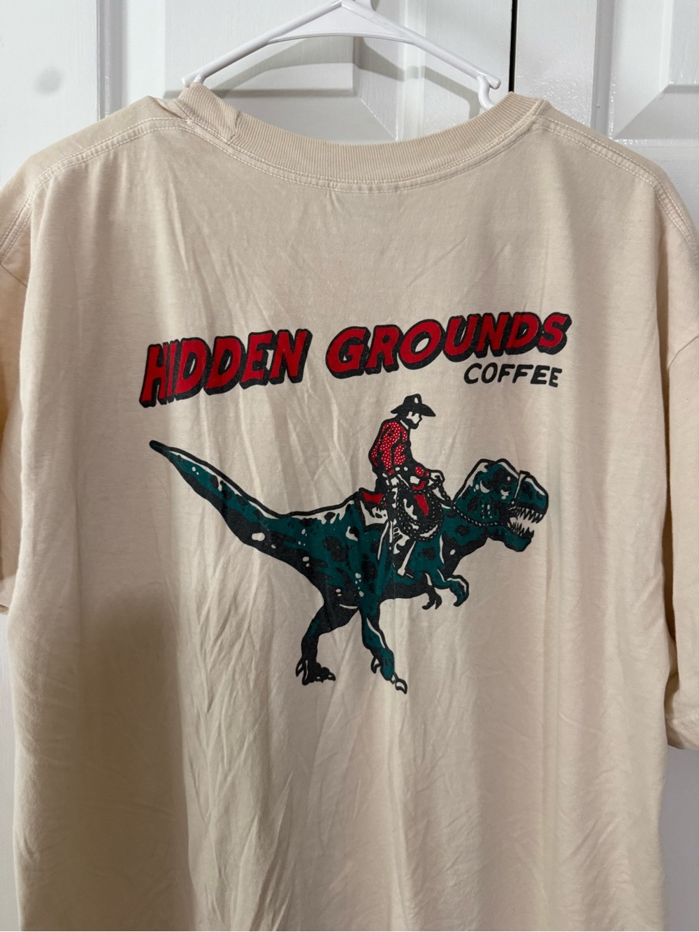 “Hidden Grounds” Cowboy limited edition dinosaur t shirt - Picture 3 of 8